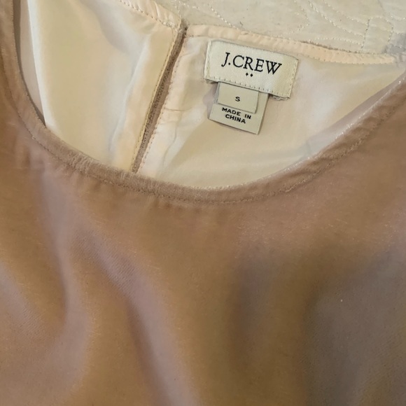 J.Crew Blush Velvet Top - Picture 5 of 7